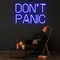 Don't Panic Neon Sign - Custom Socks Now