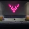 Abstract Deer Neon Sign - Custom Socks Now