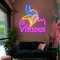 Vikings Neon Sign - Custom Socks Now