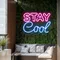 Stay Cool Neon Sign - Custom Socks Now