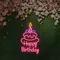 Happy Birthday Wishes Neon Sign - Custom Socks Now