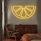Orange Neon Sign - Custom Socks Now