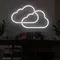 Twin Cloud Neon Signs - Custom Socks Now