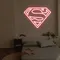 Superman Neon Sign - Custom Socks Now