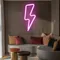 Pink Thunder Neon Sign - Custom Socks Now