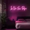 La Vie En Rose Neon Sign - Custom Socks Now