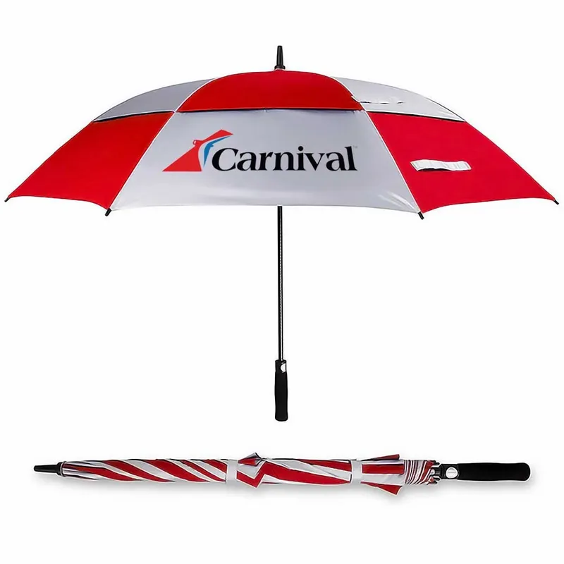 Vented Golf Umbrella - 62 in Arc - Custom Socks Now