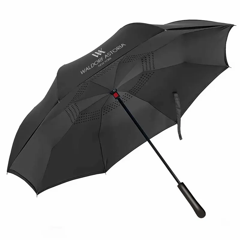 Inverting Umbrella - 56 in Arc - Custom Socks Now