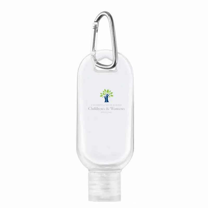 Sanitizer Bottles With Carabiner - Custom Socks Now