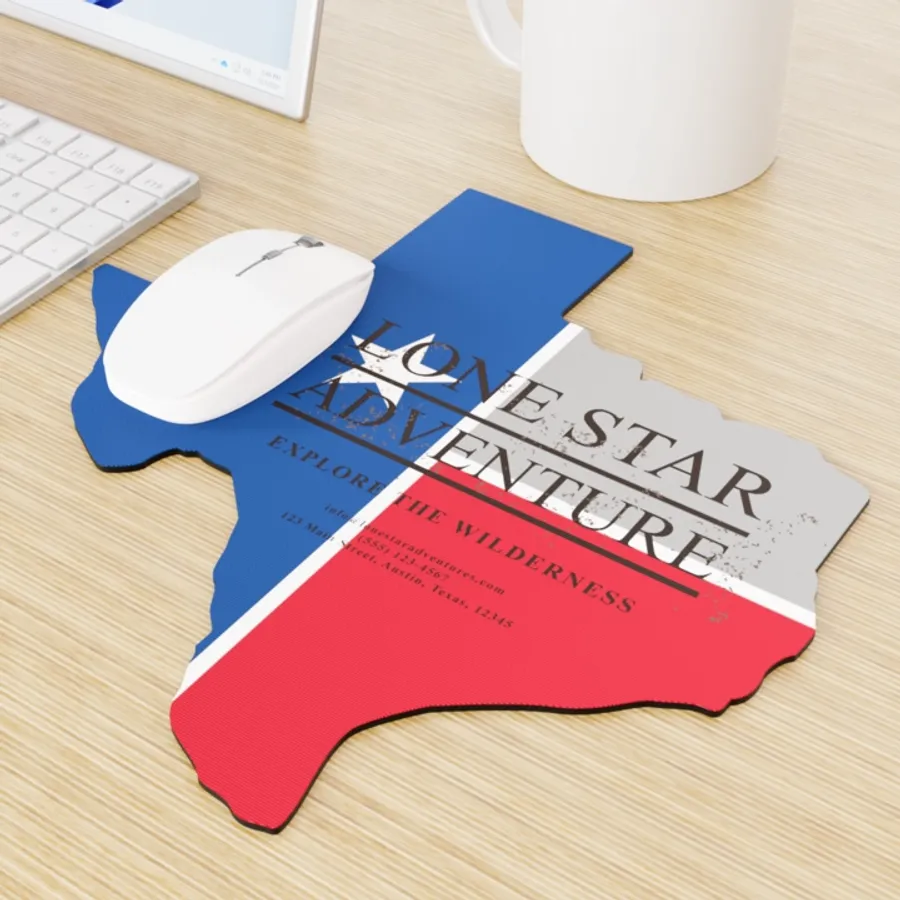 Custom Shape Die Cut Mouse Pad - Custom Socks Now