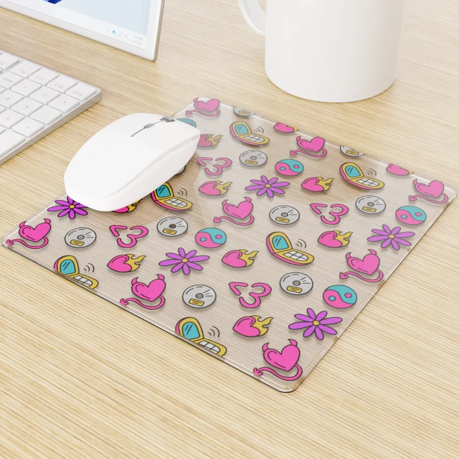 Custom Acrylic Transparent Mouse Pad - Custom Socks Now