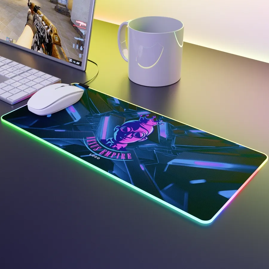 Custom RGB LED Mouse Pad - Custom Socks Now