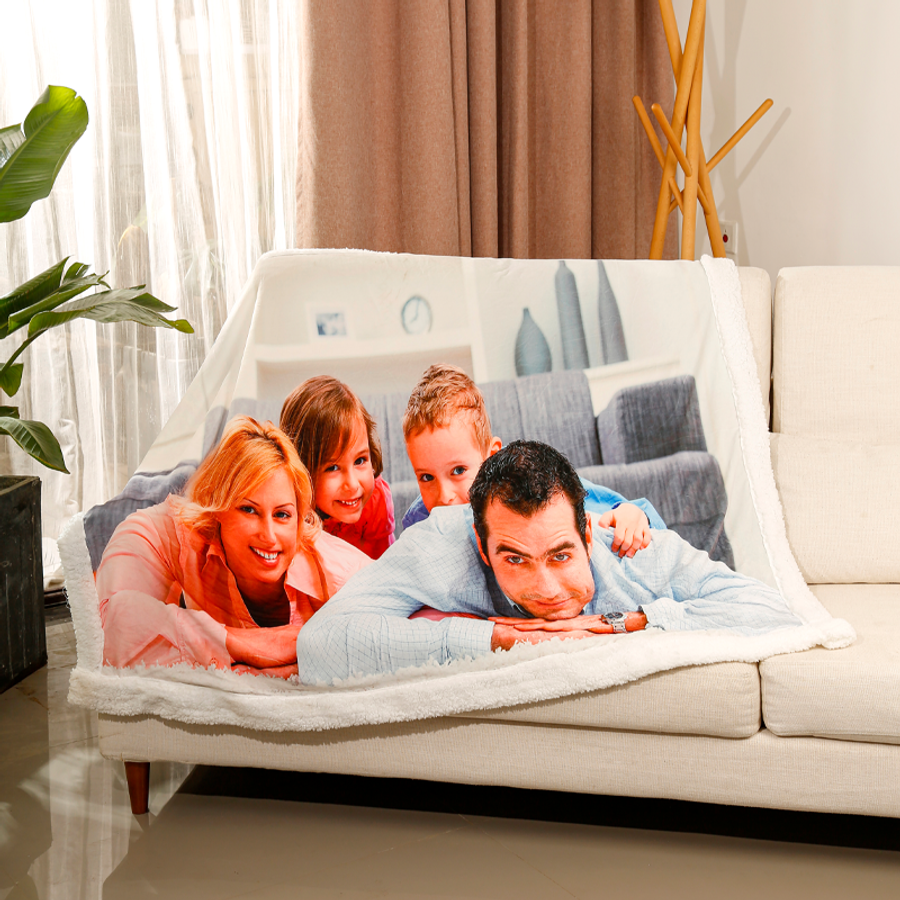 Sherpa Blanket - Custom Socks Now