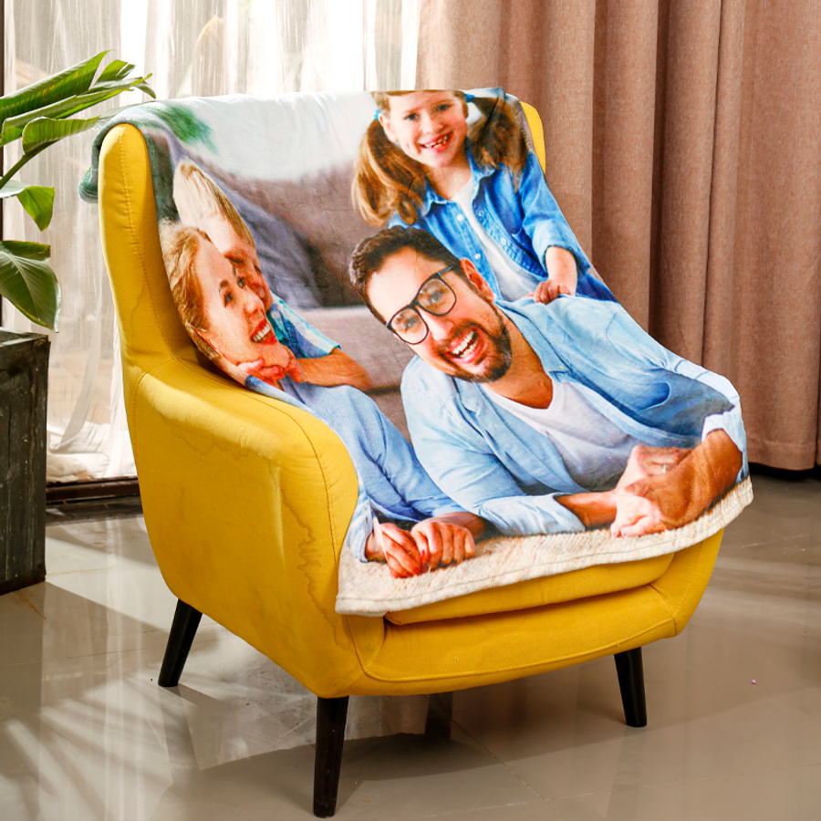 Plush Fleece Blanket - Custom Socks Now