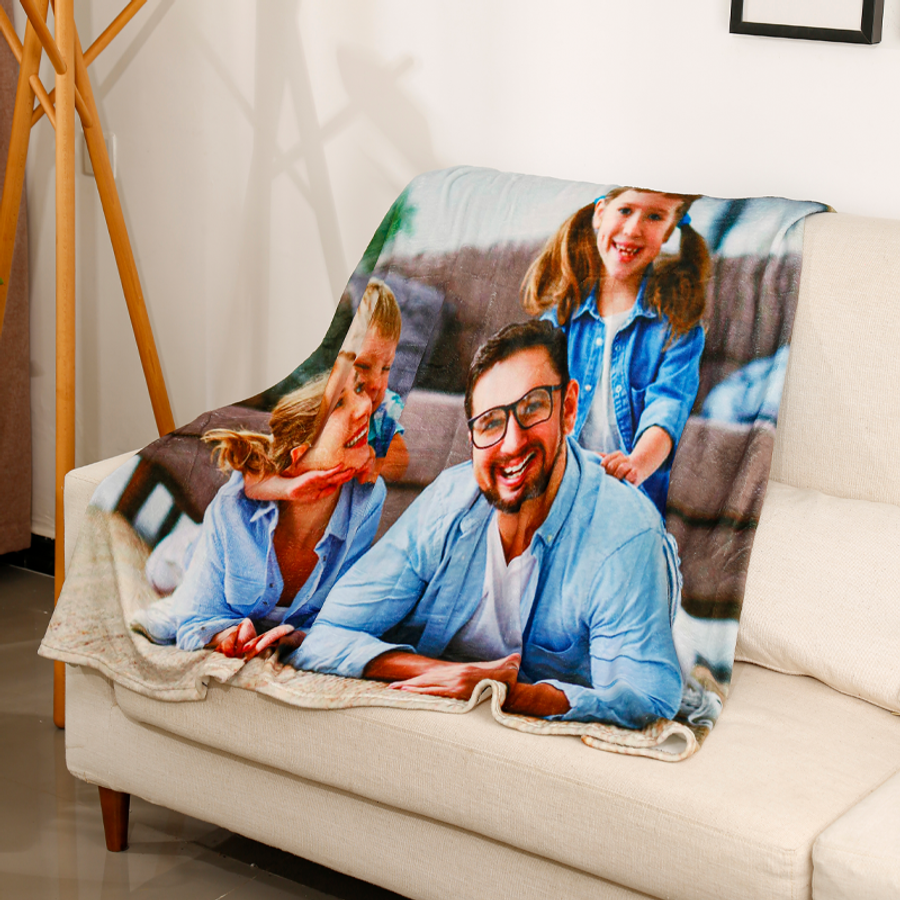 Plush Fleece Blanket - Custom Socks Now