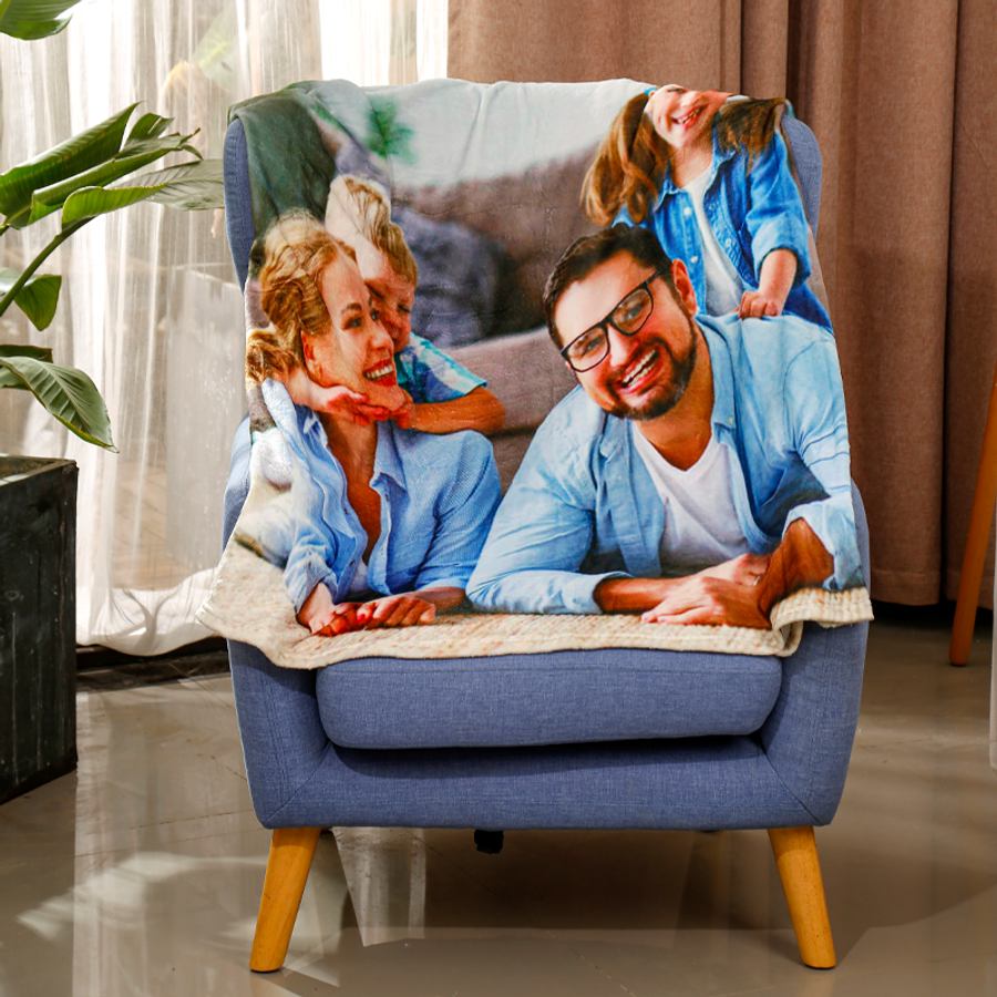 Plush Fleece Blanket - Custom Socks Now