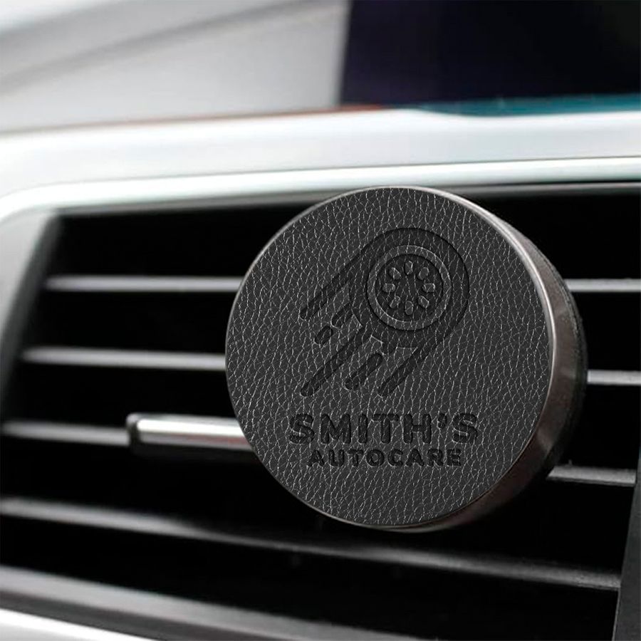 Leather Air Freshener - Custom Socks Now