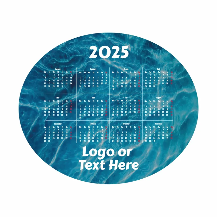 Nautical Calendar Mouse Pad - Custom Socks Now