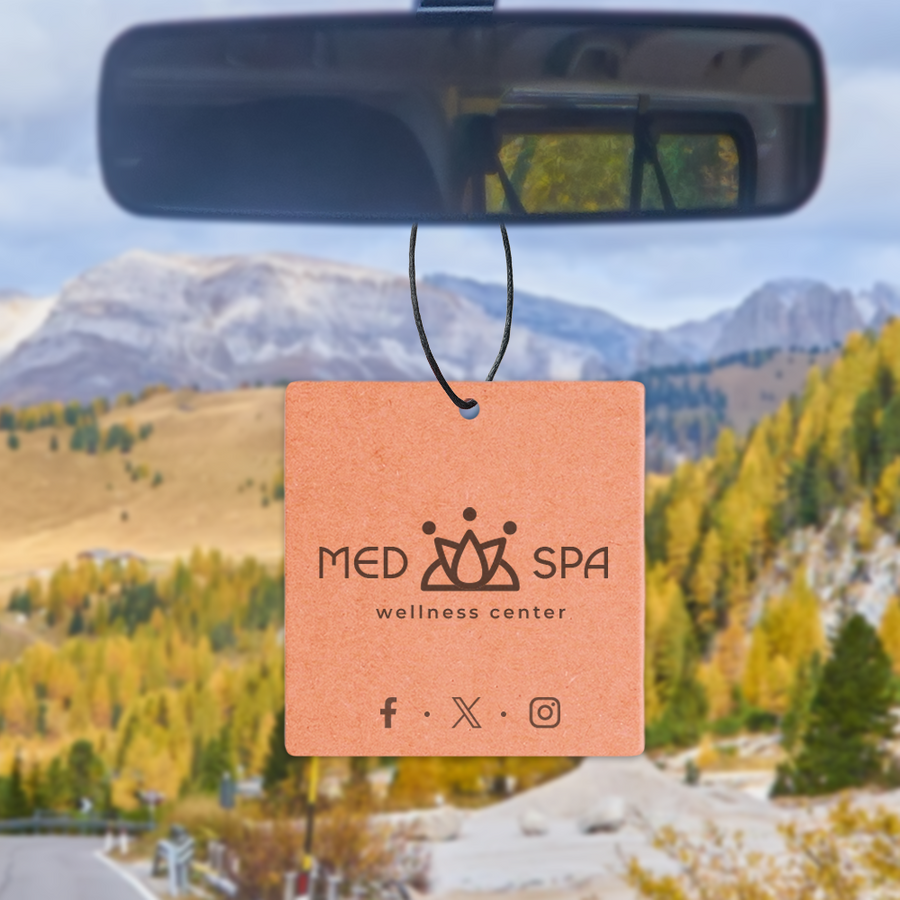 Eco Kraft Paper Air Freshener - Custom Socks Now