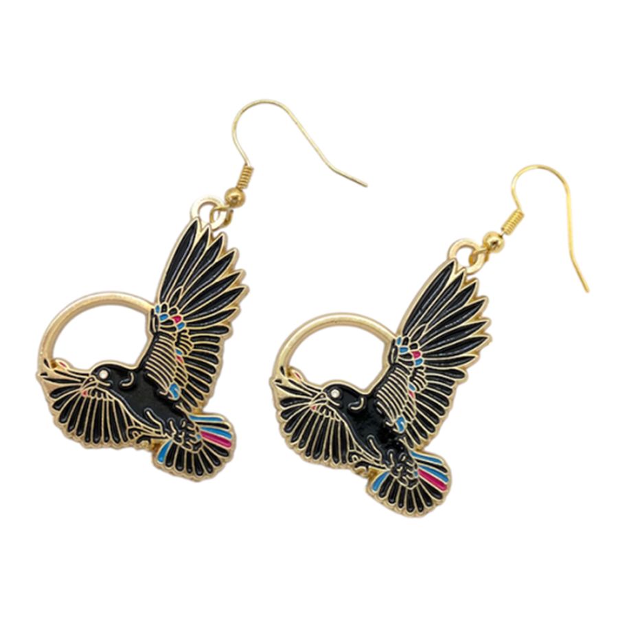 Soft Enamel Metal Earrings - Custom Socks Now
