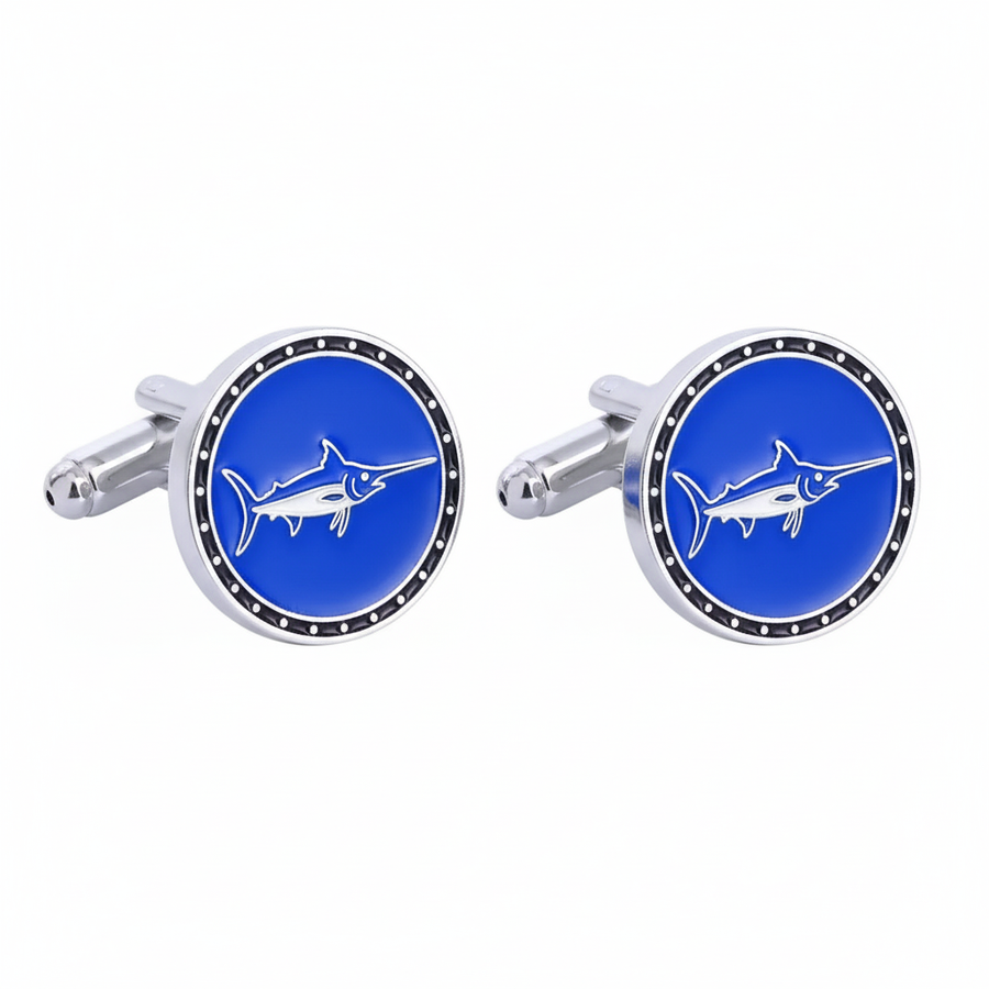 Soft Enamel Cufflinks - Custom Socks Now