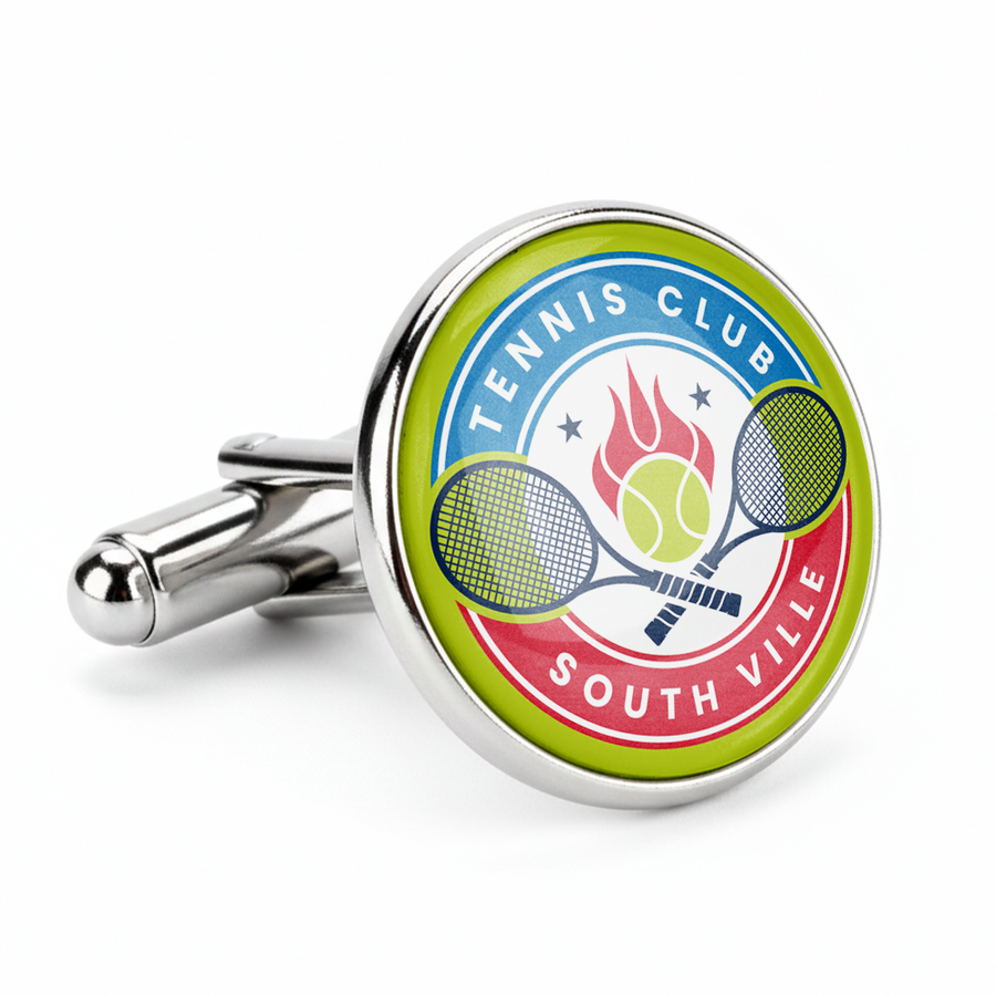 Epoxy Cufflinks - Custom Socks Now