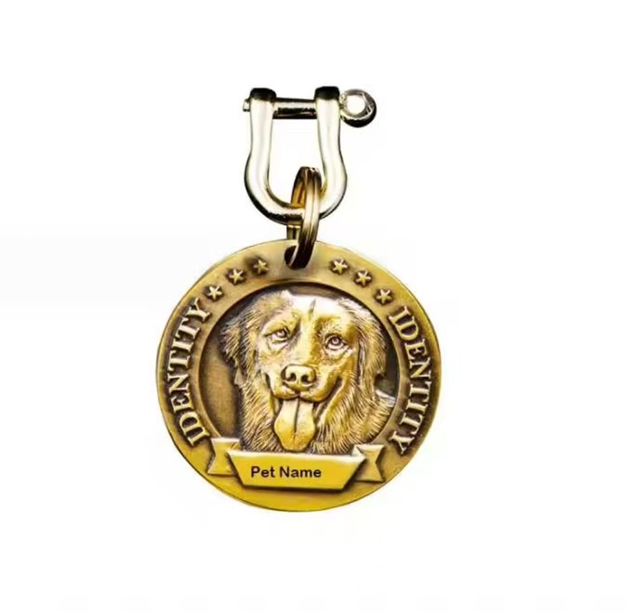 Copper Dog Tags - Custom Socks Now