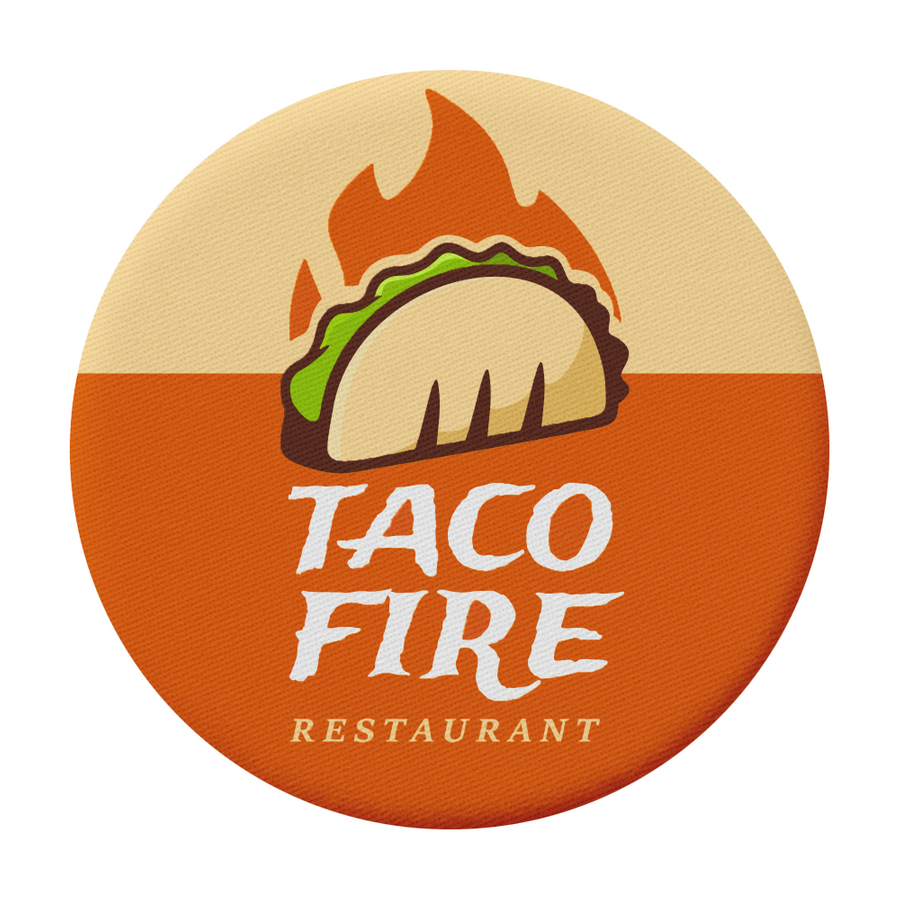 Woven Button Pins - Custom Socks Now