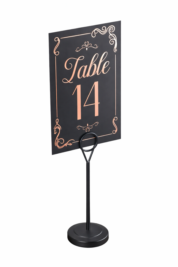 Paper Table Numbers - Custom Socks Now