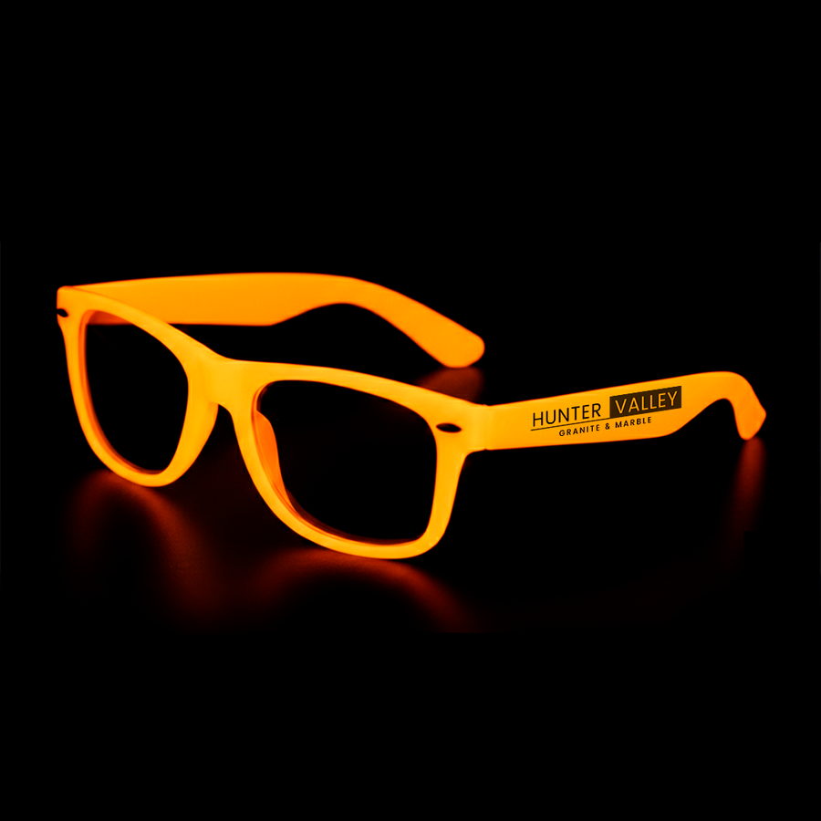 Glow-In-The-Dark Glasses - Custom Socks Now
