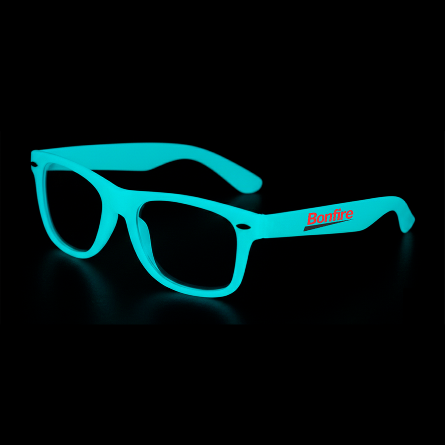 Glow-In-The-Dark Glasses - Custom Socks Now