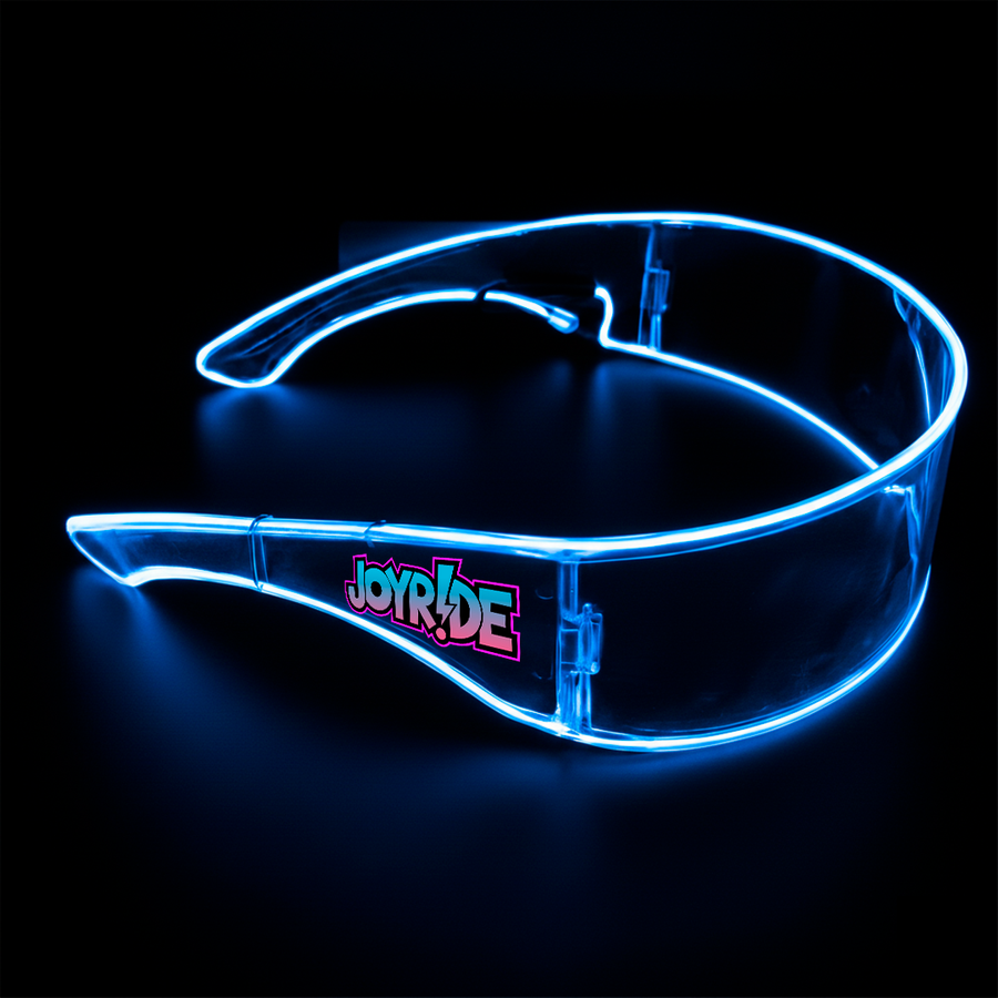 Light Up Cyber Glasses - Custom Socks Now