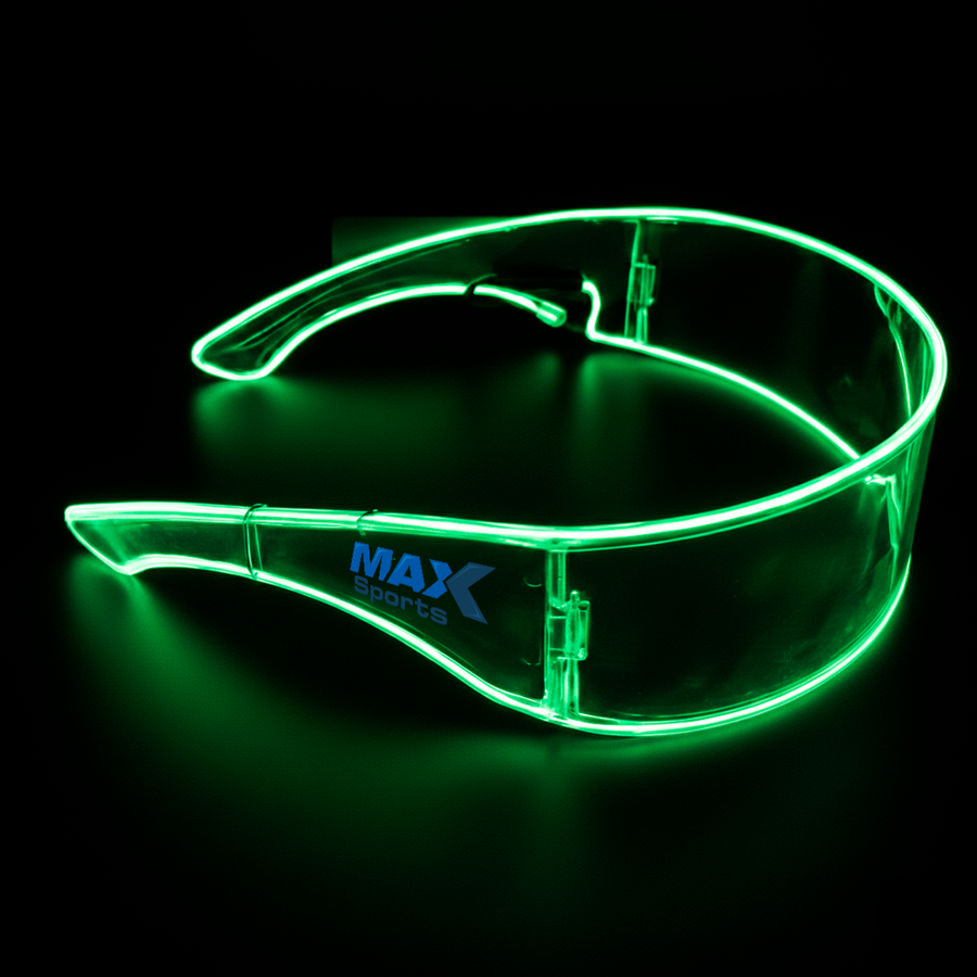 Light Up Cyber Glasses - Custom Socks Now
