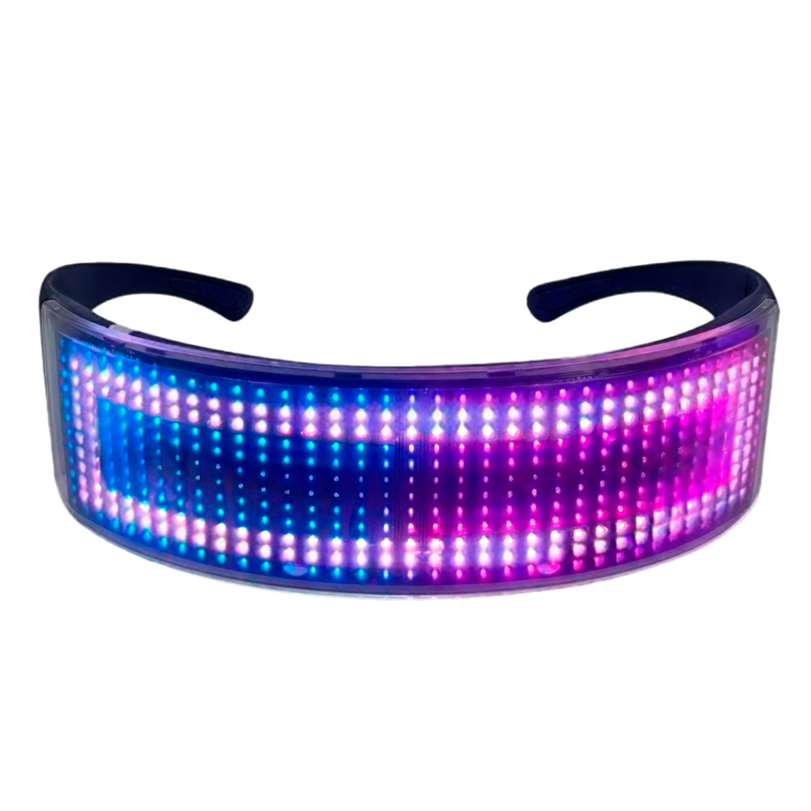 LED Light Up Glasses with Bluetooth - Custom Socks Now