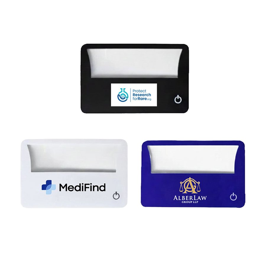 Card Shaped Magnifiers - Custom Socks Now