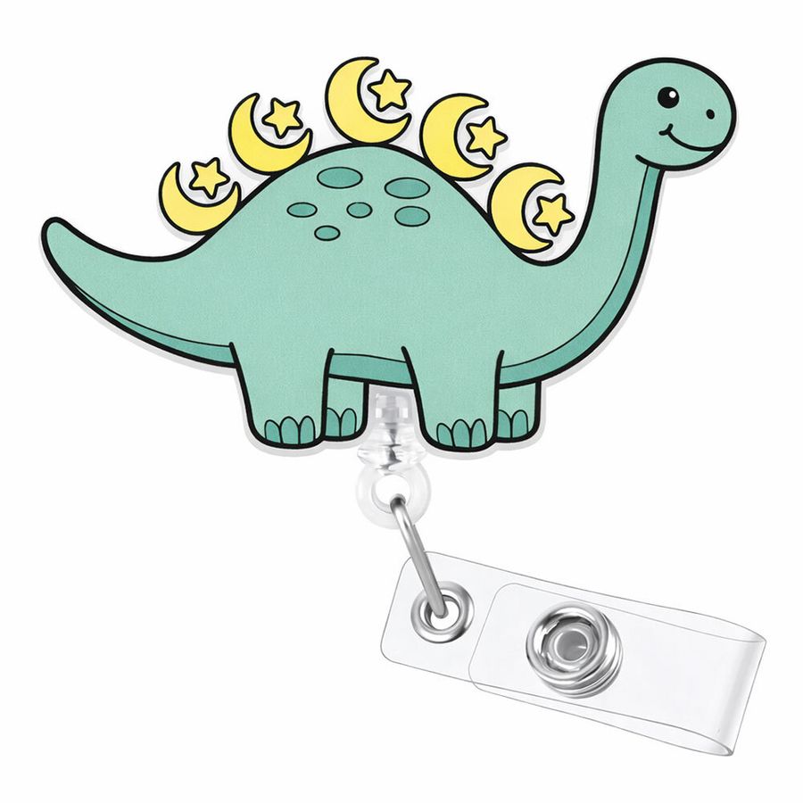 Custom Shape Acrylic Badge Reel - Custom Socks Now