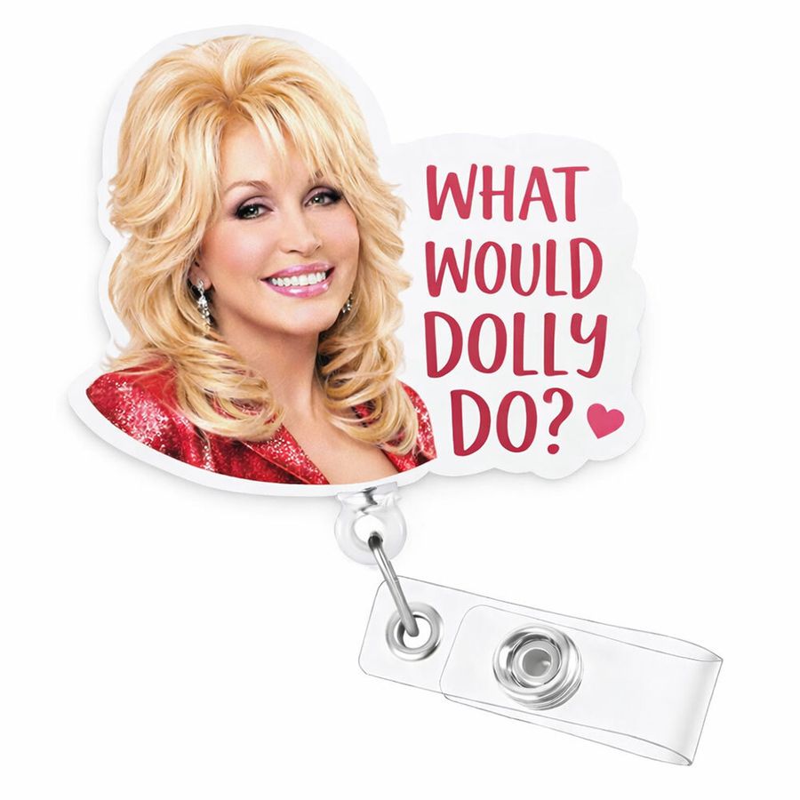 Custom Shape Acrylic Badge Reel - Custom Socks Now