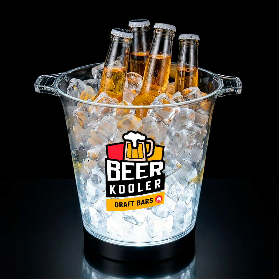 Multi-Color Light-Up Drink Buckets - Custom Socks Now