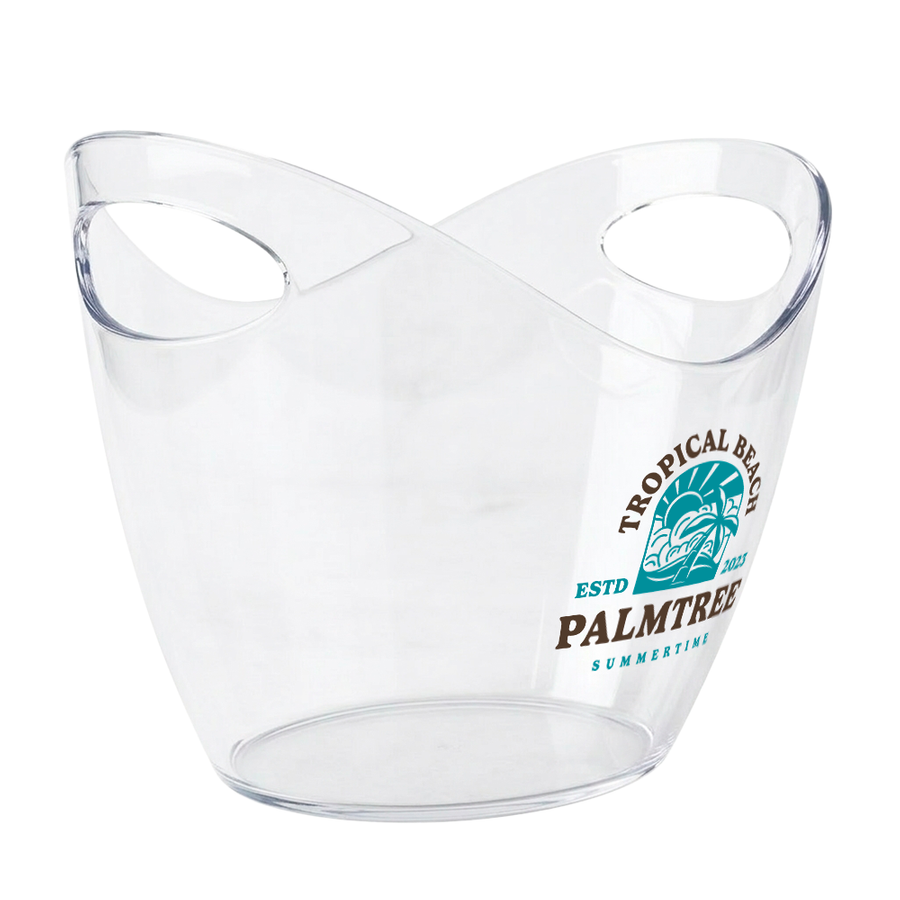 Curved Dual-Handle Drink Buckets - Custom Socks Now