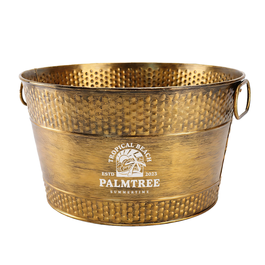 Galvanized Beverage & Ice Buckets - Custom Socks Now