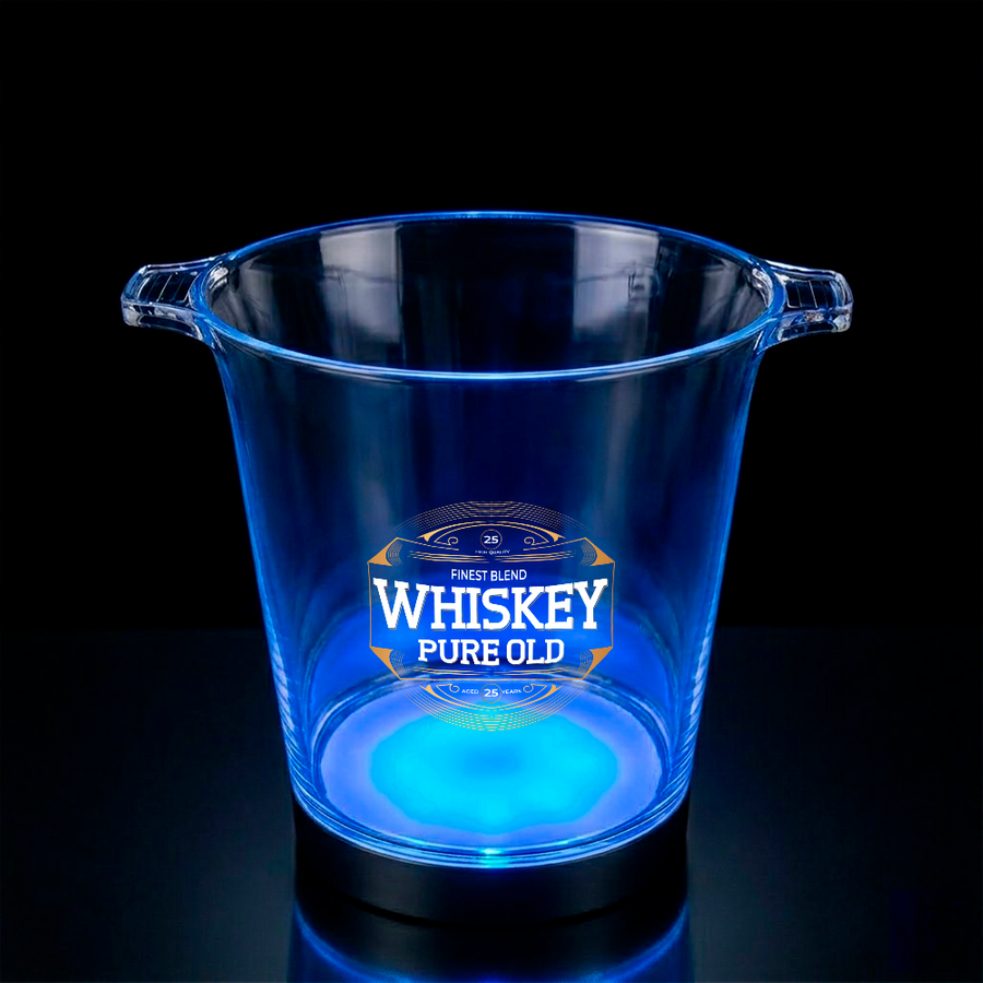 Multi-Color Light-Up Drink Buckets - Custom Socks Now