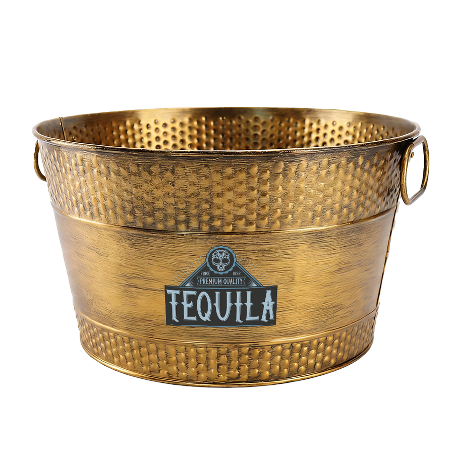 Galvanized Beverage & Ice Buckets - Custom Socks Now