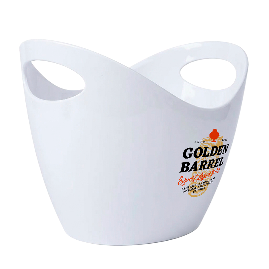 Curved Dual-Handle Drink Buckets - Custom Socks Now