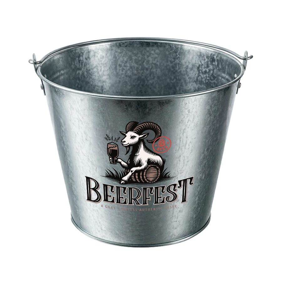 Tinplate Beer Buckets & Opener Combo - Custom Socks Now