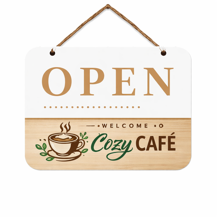 Plastic Hanging Door Signs - Custom Socks Now