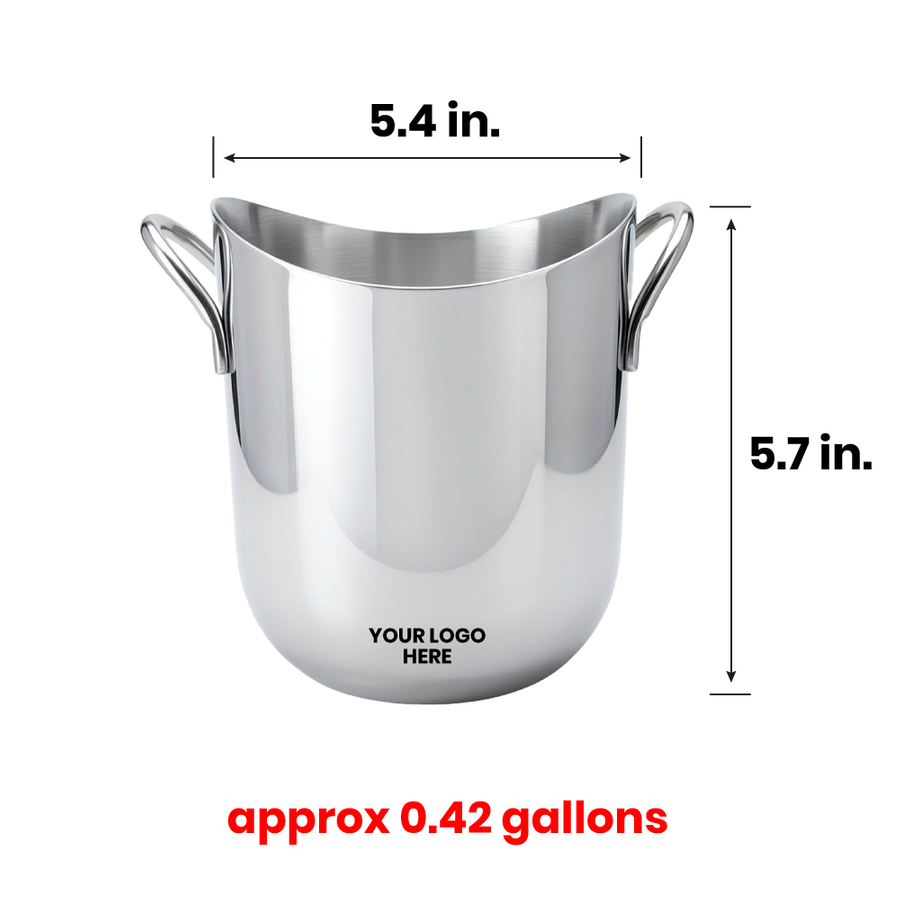 Stainless Steel Party Buckets - Custom Socks Now