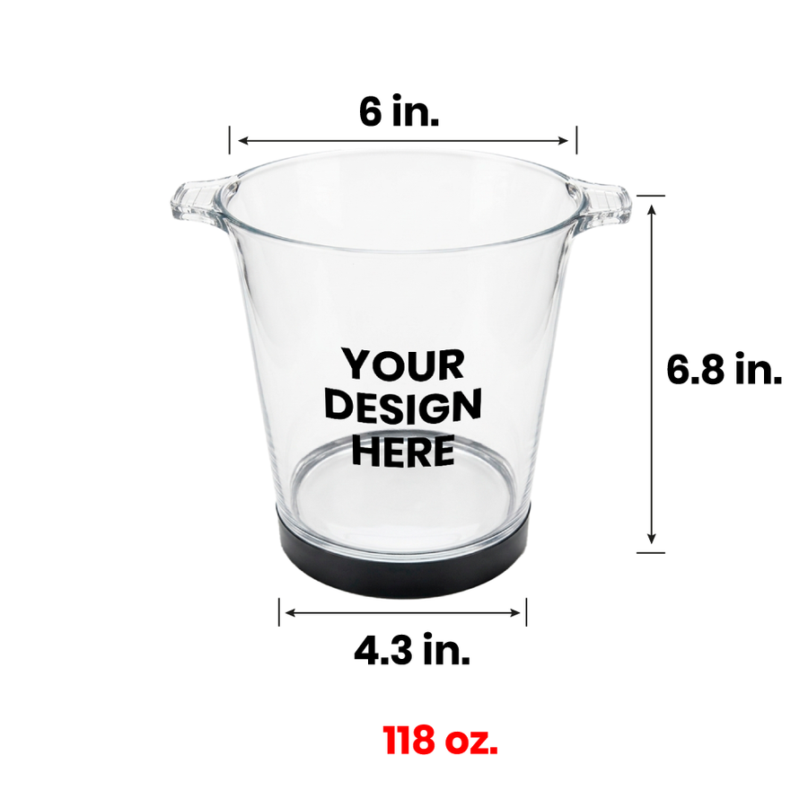 Multi-Color Light-Up Drink Buckets - Custom Socks Now