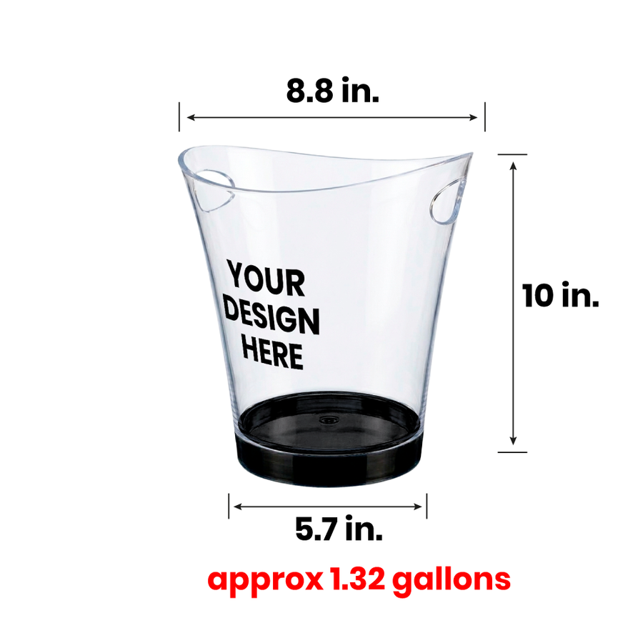Classic Light-Up Drink Buckets - Custom Socks Now