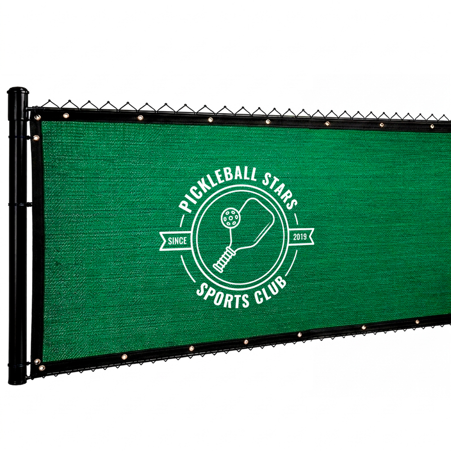 Custom 98% Blockage Fence Screen - Custom Socks Now