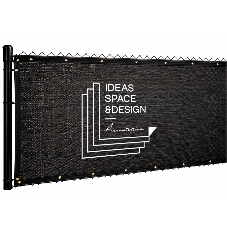 Custom 98% Blockage Fence Screen - Custom Socks Now